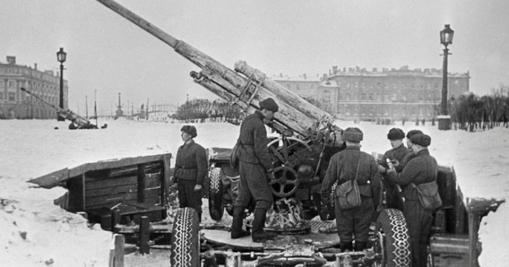 Russian Anti-Aircraft Gun