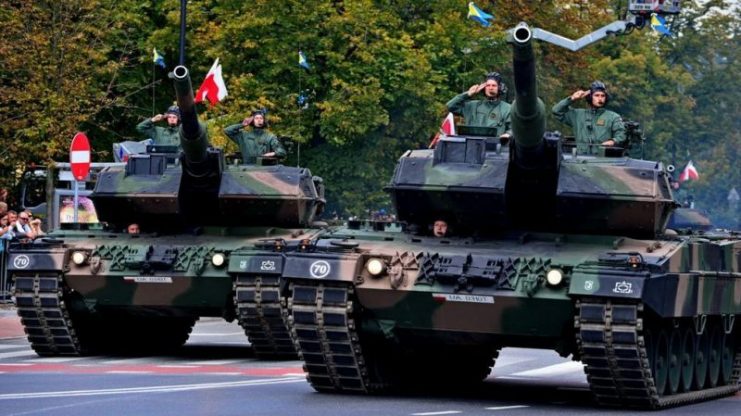 Leopard 2A5s of the Polish Land Forces