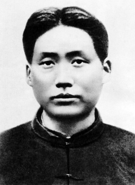 Mao Zedong in Wuhan, 1927.