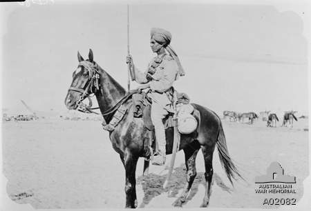 Mysore Lancer sowar and horse