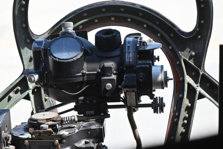 Norden bombsight in the nose of the Boeing B-29 Superfortress 'FIFI'