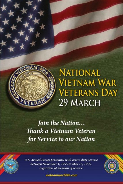 National Vietnam War Veterans Day, US Army