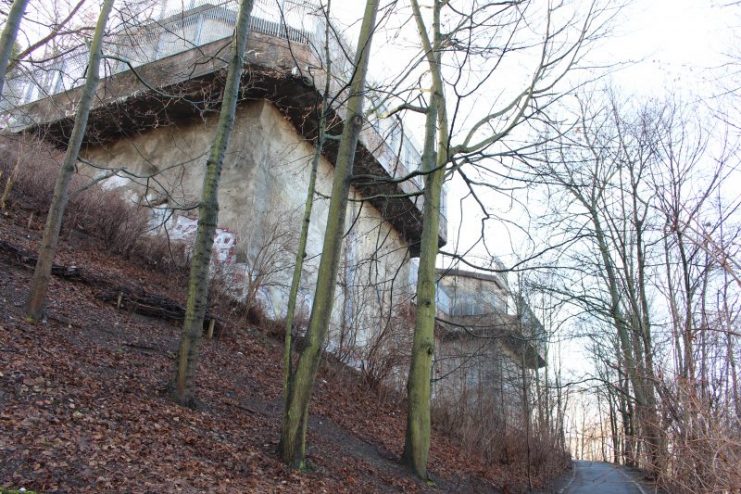 Today, the ruins of the flak tower at Humboldthain, Berlin. Source: © Jonny Bay Archive 2019