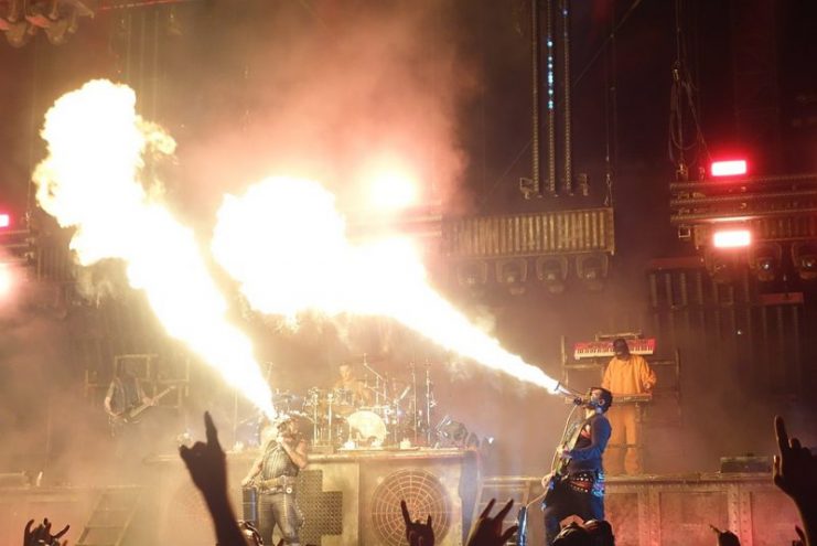 Rammstein in the Arena of Nîmes.Photo: Julien Damelet CC BY-SA 4.0