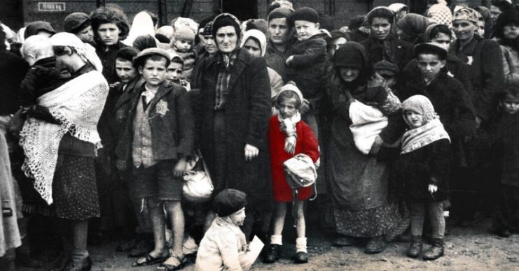 little girl in red dress in schindlers list