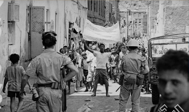 Street riots in Aden