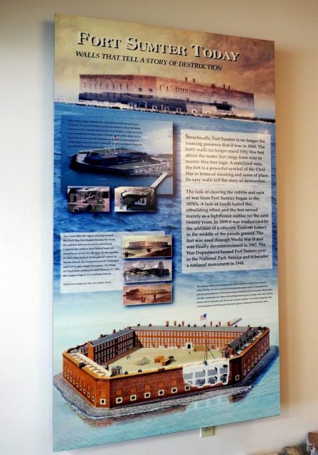 How it looked in its glory days. Fort Sumter, Charleston, South Carolina, USA.