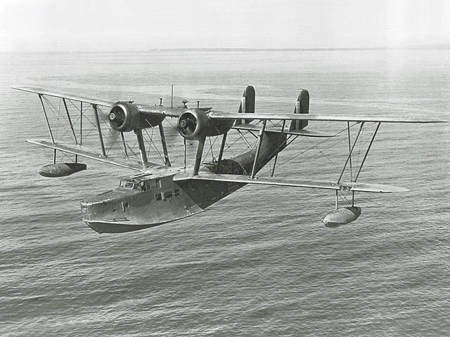 RCAF Stranraer in wartime camouflage