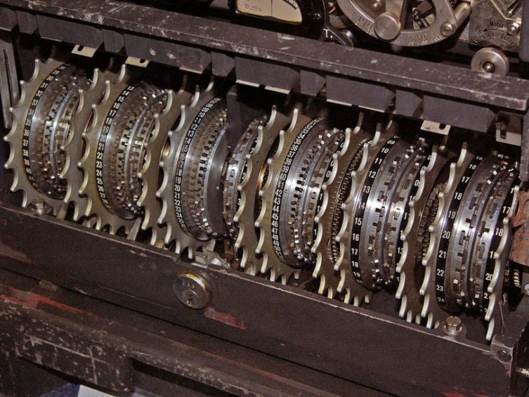 The Lorenz SZ machines had 12 wheels each with a different number of cams (or “pins”).