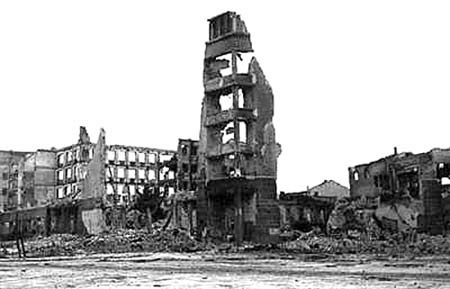 The aftermath of the Battle of Stalingrad