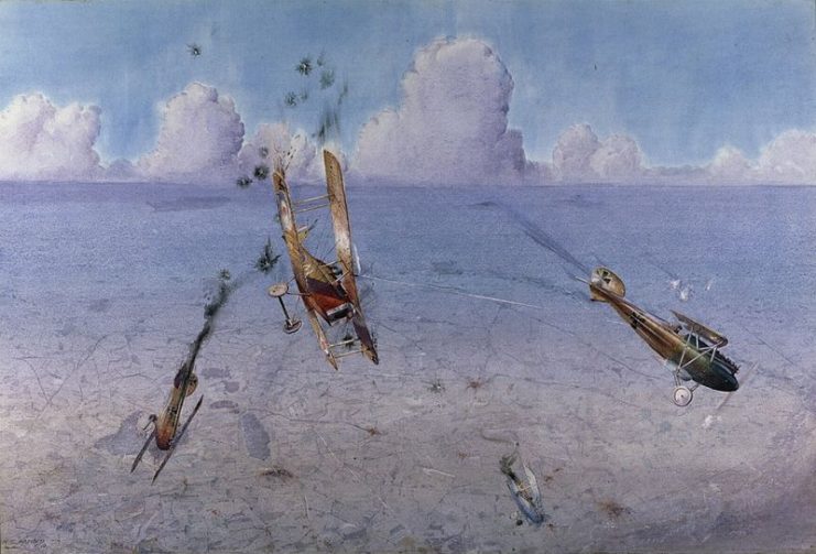 The Last Fight of Captain Ball, VC, DSO and 2 Bars, MC, 7 May 1917 by Norman Arnold, 1919