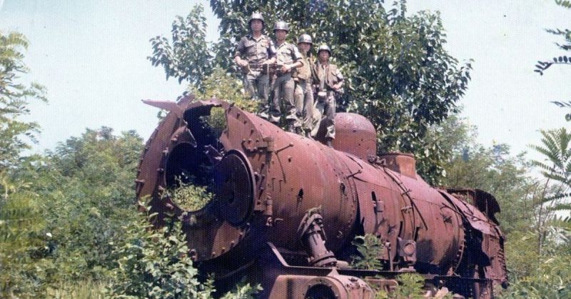 A steam locomotive broken nearby Jangdan station which is located at DMZ. Now it is exhibited at Imjingak.