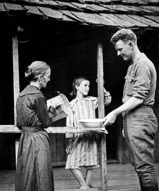 U.S. Army Sergeant Alvin C. York after his return to his Tennessee home.1919