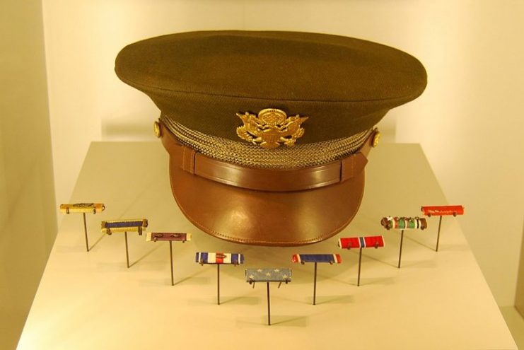 Audie Murphy Hat & Medals. The National Infantry Museum and Soldier Center / CC BY 2.0