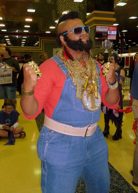 Mr T Cosplay at Wizard World Chicago 2011.Photo by GabboT CC BY-SA 2.0