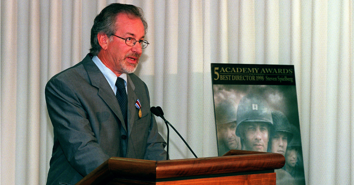 Steven Spielberg in 1999. DoD photo by Helene C. Stikkel. 