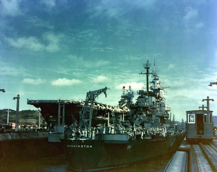 USS Enterprise and USS Washington