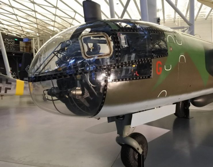 Arado Ar 234 B-2 nose at the Steven F. Udvar-Hazy Center.