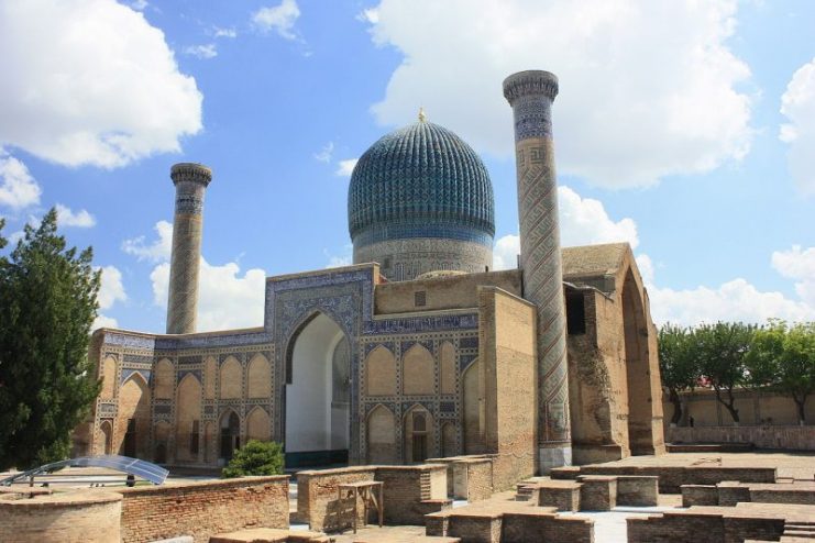 The shrine of Tamerlane in Samarkand, Uzbekistan Photo: Willard84 CC BY-SA 4.0