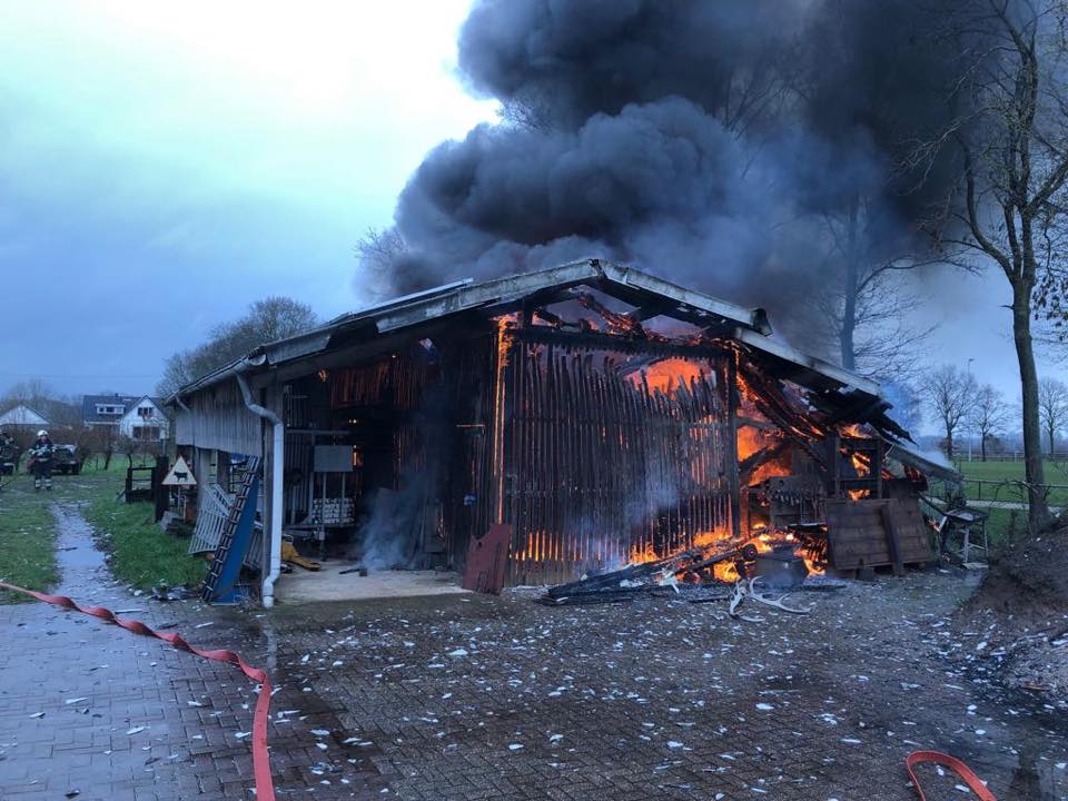 Nashorn restoration on fire