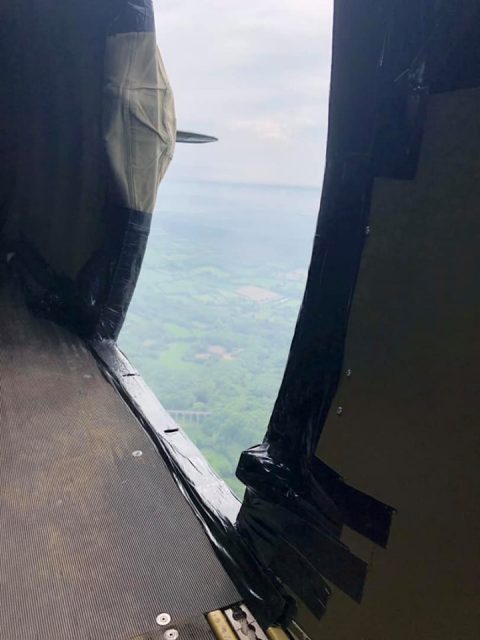 C-47 doorway