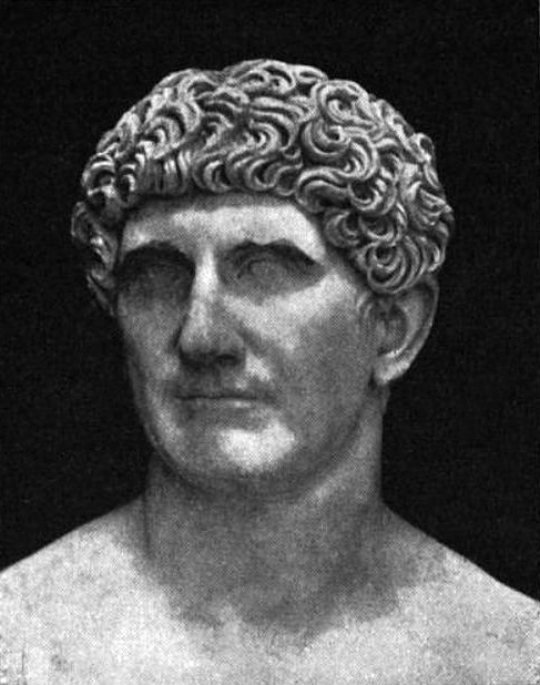 A Roman bust of the consul and triumvir Mark Antony, Vatican Museums