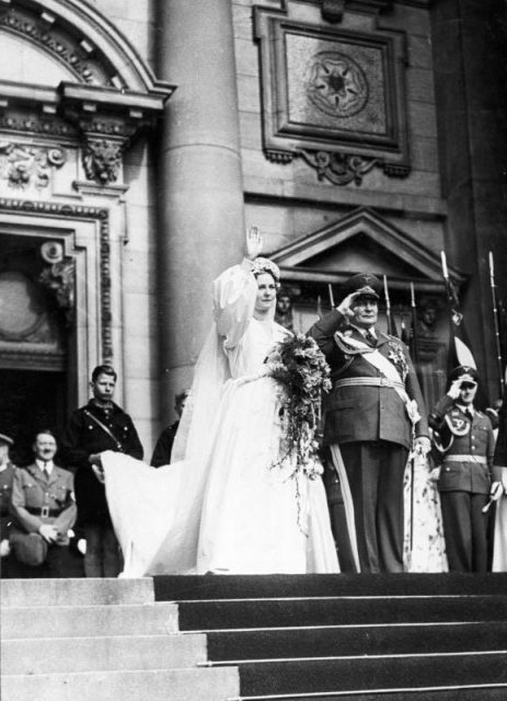 Berlin, wedding Hermann Göring with wife Emmy.Bundesarchiv, B 145 Bild-F051618-0010 / Schaack, Lothar / CC-BY-SA 3.0