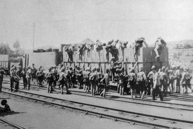 British armored train in 1902