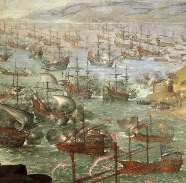 The attacking fleet on Cadiz by Francisco de Zurbarán