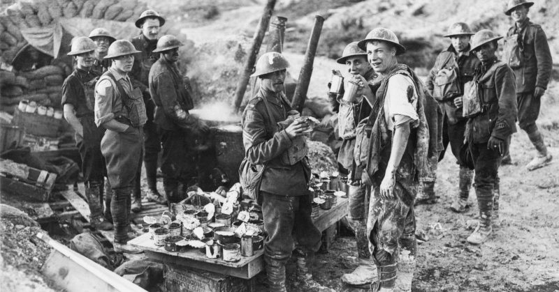 A group of Canadians during Battle of Hill 70