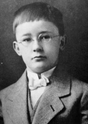 Himmler as a child.