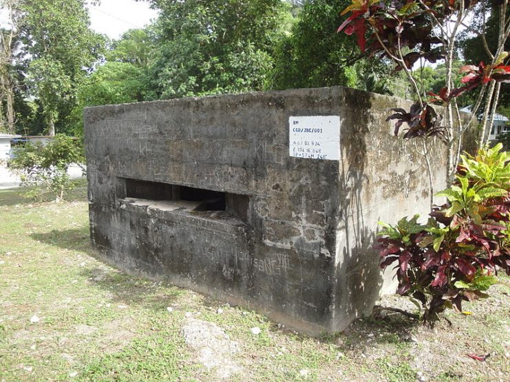 Japanese WW2 Bunker at Peleliu.Photo: Manuae CC BY-SA 3.0