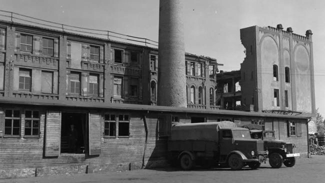 Konsum-Genossenschaftsbäckerei, the bakery in Nuremberg, Germany, which supplied bread to Langwasser internment camp (Stalag 13)