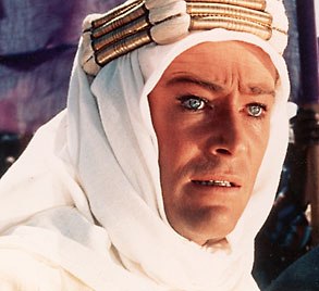 Peter OToole in Lawrence of Arabia (film)