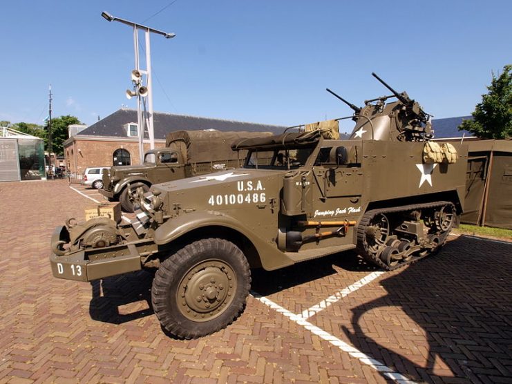 Restored M13 Multiple Gun Motor Carriage.