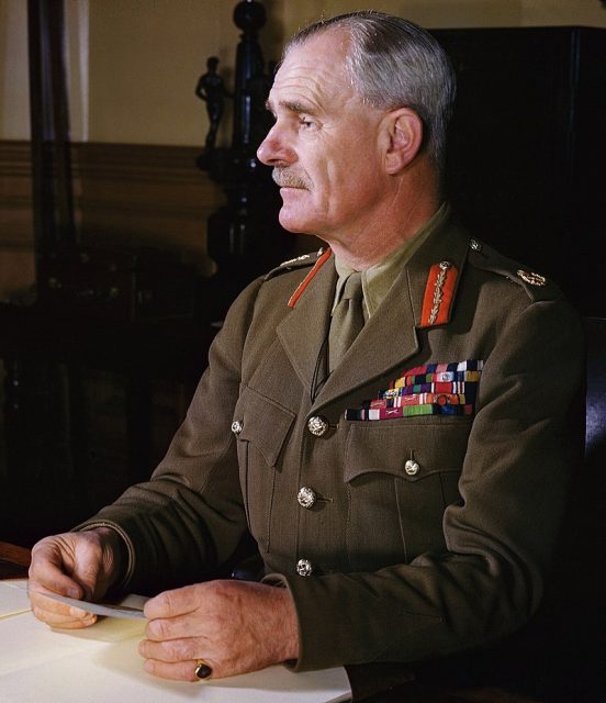 Sir Archibald Wavell in his Field Marshal’s uniform.