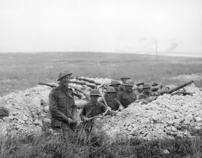 American and Australian troops fought together at the Battle of Hamel on Independence Day 1917. Photo: Australian War Memorial