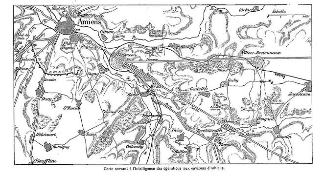 First Battle of Villers-Bretonneux; Part of the Western Front of World War I