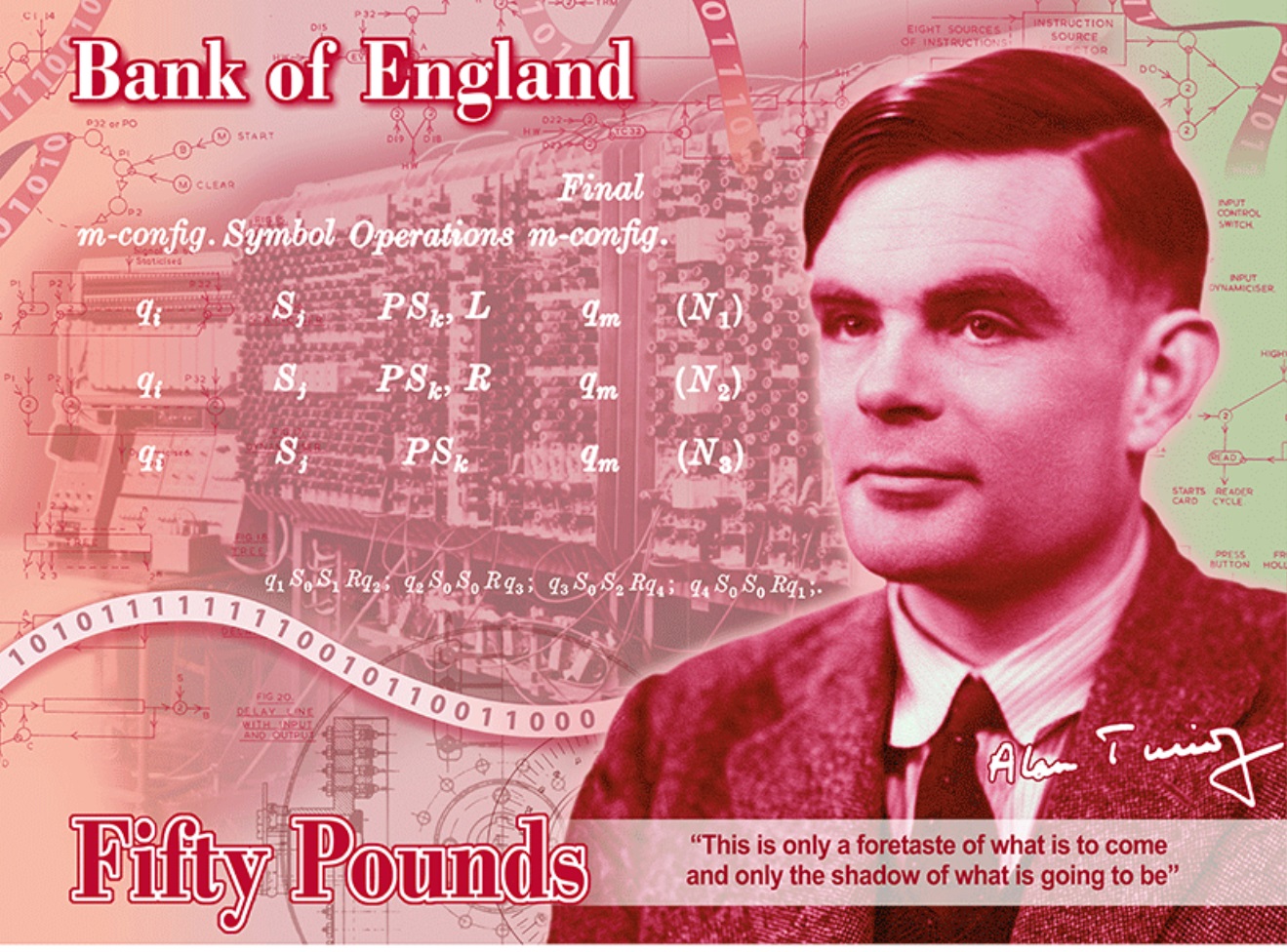 Alan Turing  © Bank of England