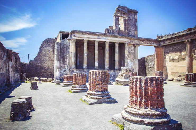 Ancient ruins in Pompeii