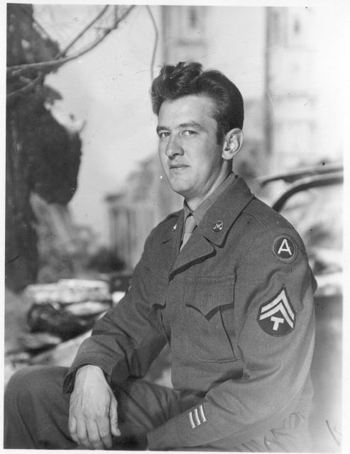 Drafted into the U.S. Army in 1943, the late Hubert Rothove of Osage County spent 22 months in Europe operating a halftrack for an anti-aircraft battalion in World War II. He earned five Bronze Service Stars during his time in the military. Courtesy of Marla Markway