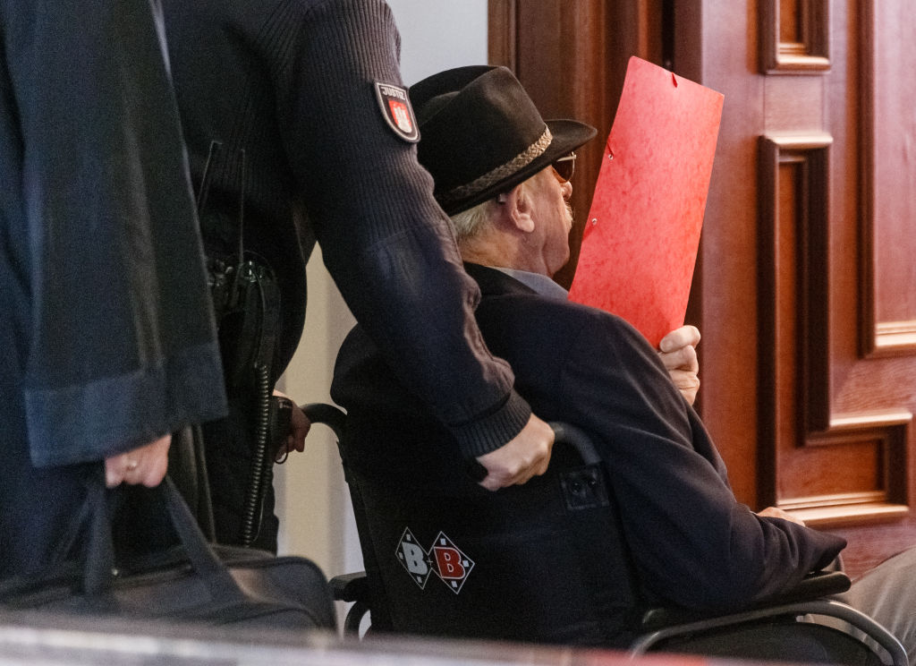 Former SS guard of the Stutthof concentration camp  Photo: Markus Scholz/dpa (Photo by Markus Scholz/picture alliance via Getty Images)