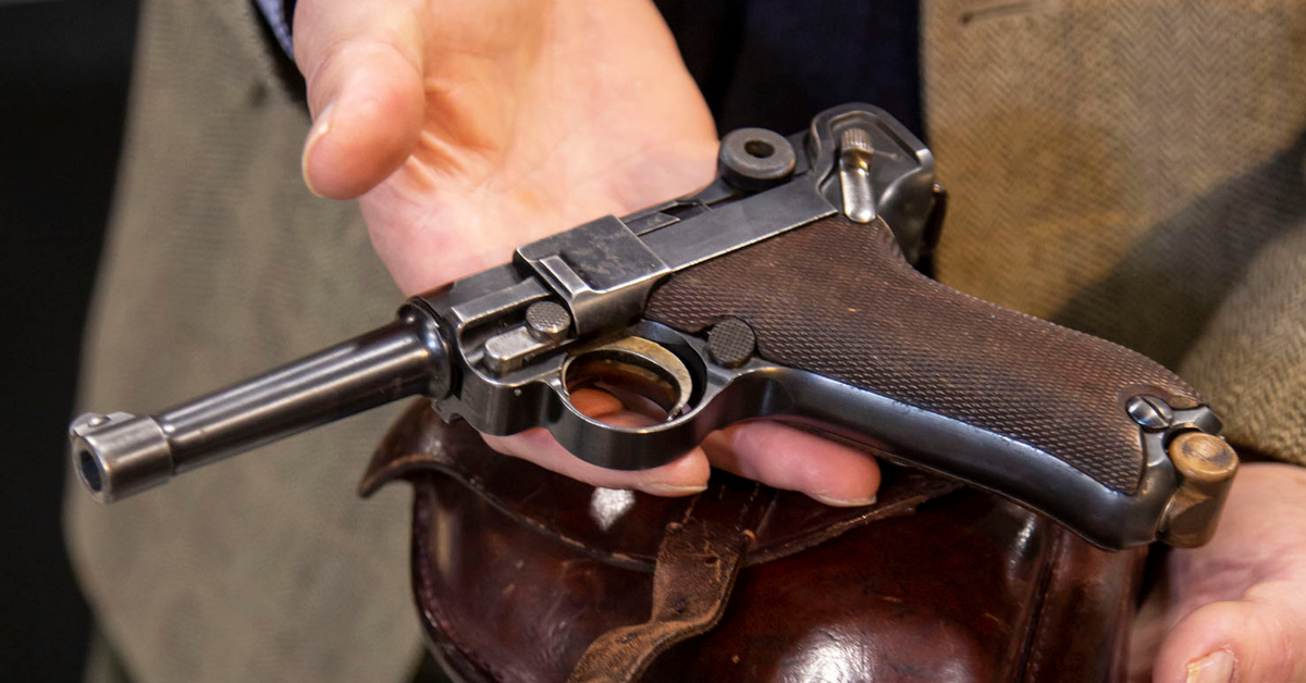 The Luger handed into the Tank Museum, which wants to trace its history

