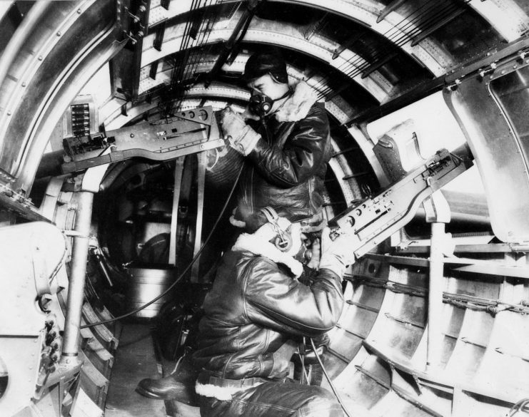 B-17 waist gunners