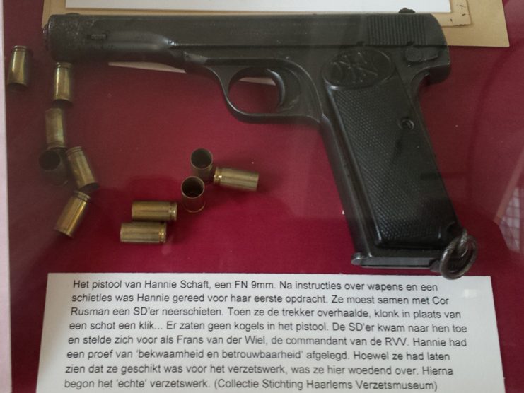 The pistol of Hannie Schaft