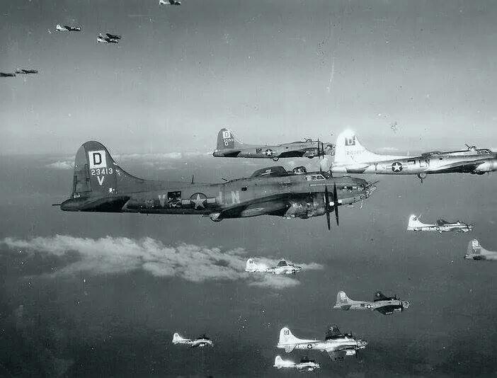 Eighth Air Force going hand in hand against a tough and determined foe