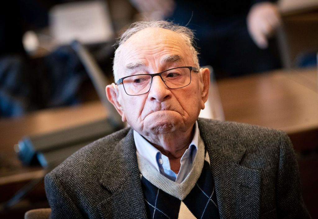 Abraham Koryski from Israel, survivor of the Stutthof concentration camp. GETTY