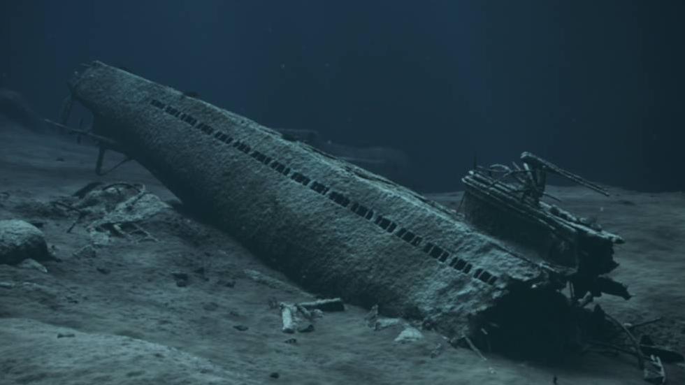 A model of sunken Nazi sub U-864. THE NORWEGIAN GEOTECHNICAL INSTITUTE