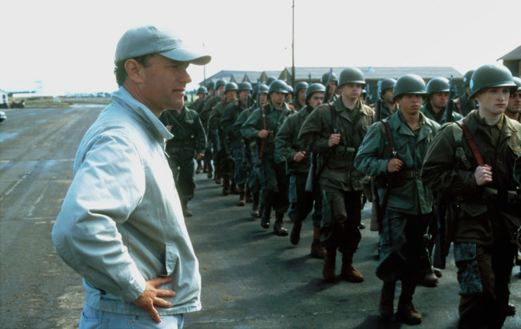 Tom Hanks behind-the-scenes of 'Band of Brothers'