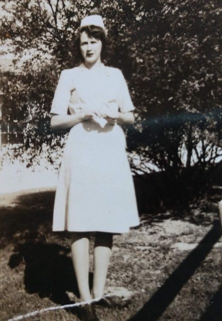 WWII Nurse Annie McVadon, pictured in her nursing uniform. (Source: Family of Annie McVadon)